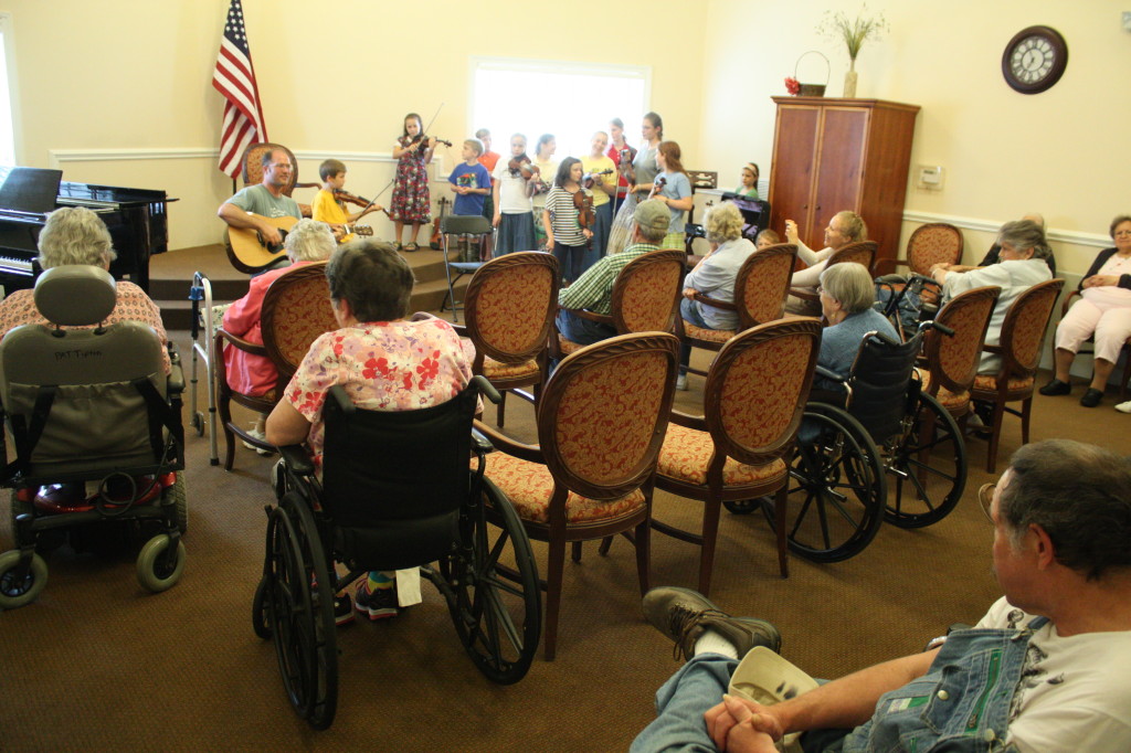 Fiddle Playing at the Nursing Home