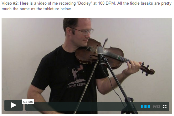 This is an online fiddle lesson for the tune "Dooley." BluegrassDaddy.com is your best source for Bluegrass, Old-Time, Celtic, Gospel, and Country fiddle lessons!