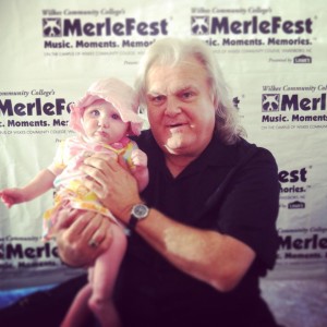 Little Madeline with Ricky Skaggs.