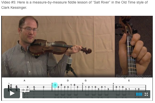 Salt Creek - Online Fiddle Lessons. Celtic, Bluegrass, Old-Time, Gospel, and Country Fiddle.