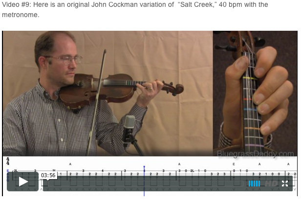 Salt Creek - Online Fiddle Lessons. Celtic, Bluegrass, Old-Time, Gospel, and Country Fiddle.