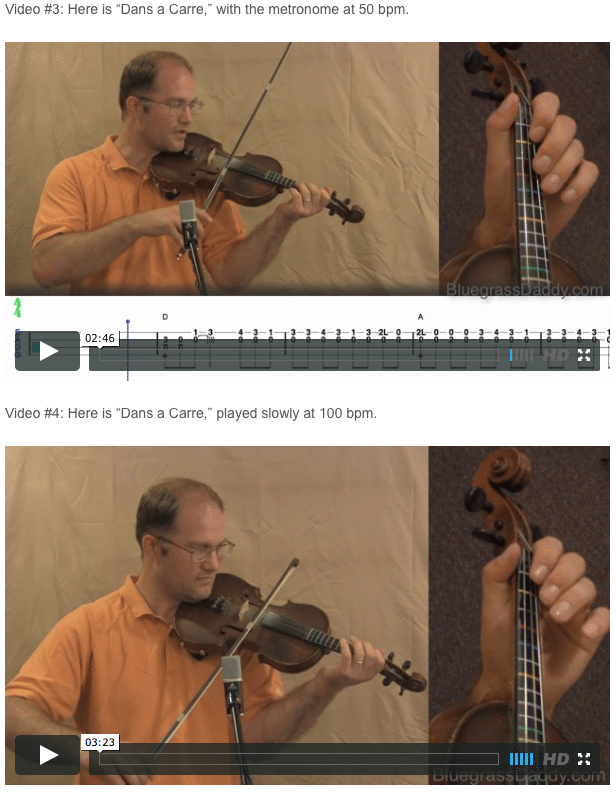 Dans a Carre - Online Fiddle Lessons. Celtic, Bluegrass, Old-Time, Gospel, and Country Fiddle.