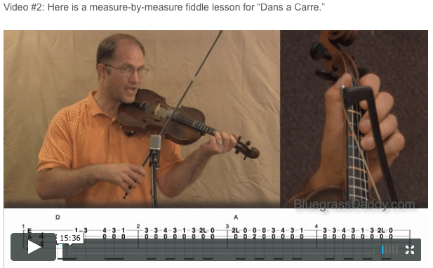 Dans a Carre- Online Fiddle Lessons. Celtic, Bluegrass, Old-Time, Gospel, and Country Fiddle.