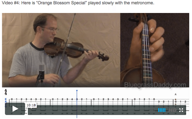 Orange Blossom Special - Online Fiddle Lessons. Celtic, Bluegrass, Old-Time, Gospel, and Country Fiddle.