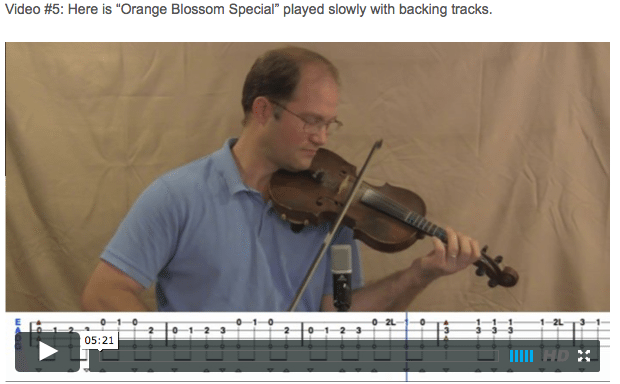Orange Blossom Special- Online Fiddle Lessons. Celtic, Bluegrass, Old-Time, Gospel, and Country Fiddle.