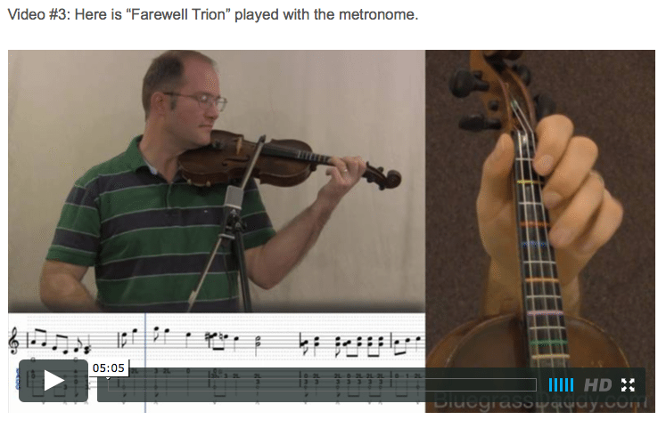 Farewell Trion - Online Fiddle Lessons. Celtic, Bluegrass, Old-Time, Gospel, and Country Fiddle.