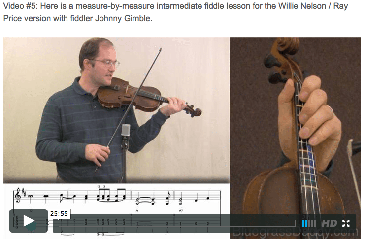 Faded Love - Online Fiddle Lessons. Celtic, Bluegrass, Old-Time, Gospel, and Country Fiddle.