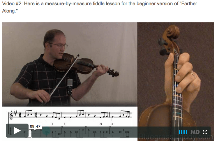 Farther Along - Online Fiddle Lessons. Celtic, Bluegrass, Old-Time, Gospel, and Country Fiddle.