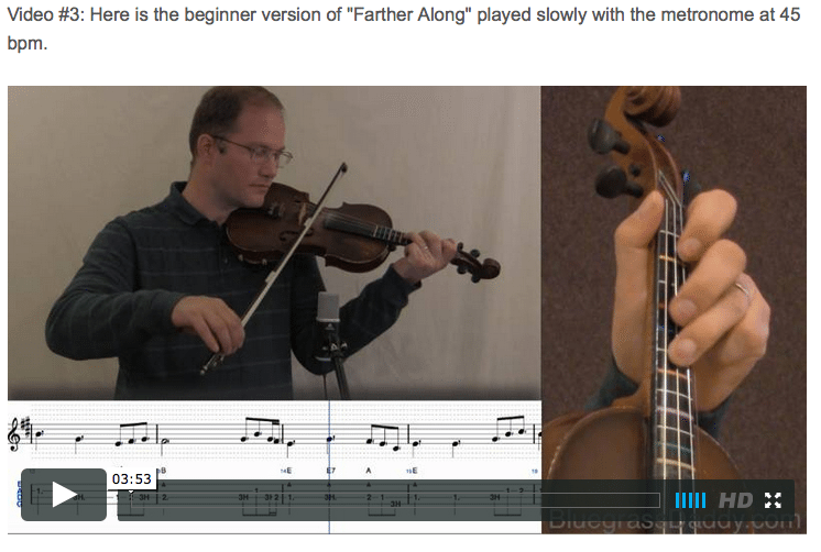 Farther Along - Online Fiddle Lessons. Celtic, Bluegrass, Old-Time, Gospel, and Country Fiddle.