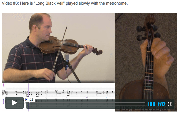 Long Black Veil - Online Fiddle Lessons. Celtic, Bluegrass, Old-Time, Gospel, and Country Fiddle.