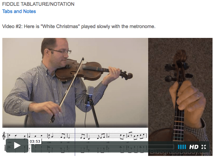 The First Noel - Online Fiddle Lessons. Celtic, Bluegrass, Old-Time, Gospel, and Country Fiddle.