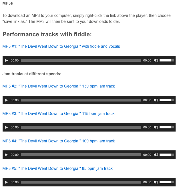 The Devil Went Down to Georgia - Online Fiddle Lessons. Celtic, Bluegrass, Old-Time, Gospel, and Country Fiddle.