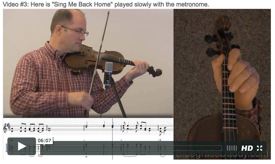 Sing Me Back Home - Online Fiddle Lessons. Celtic, Bluegrass, Old-Time, Gospel, and Country Fiddle.
