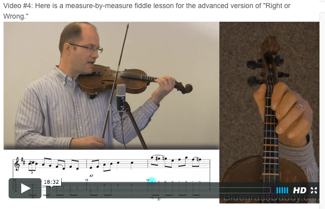 Right or Wrong - Online Fiddle Lessons. Celtic, Bluegrass, Old-Time, Gospel, and Country Fiddle.