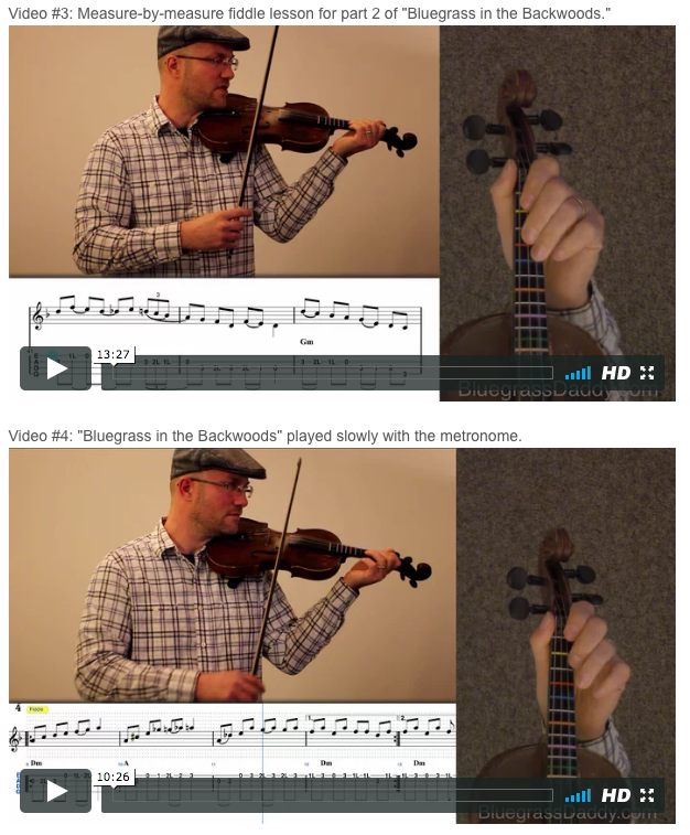 Online Fiddle Lesson