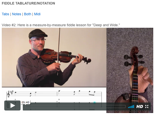 Online Fiddle Lesson