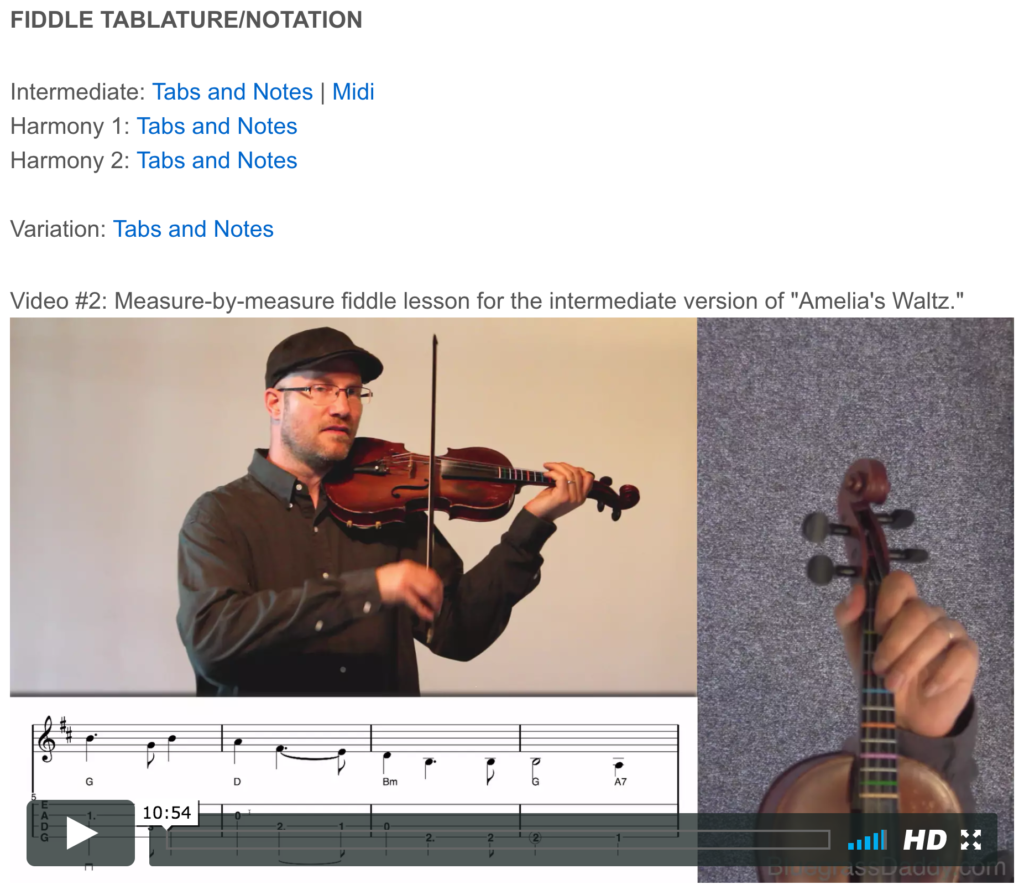 Online Fiddle Lesson