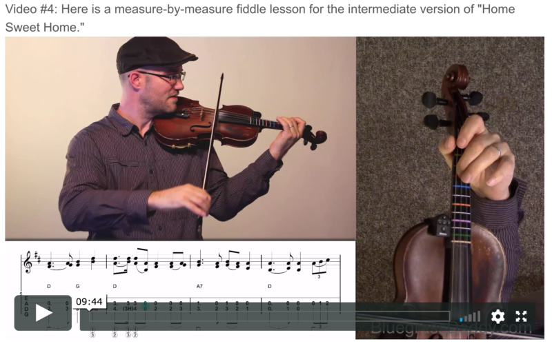 Online Fiddle Lesson