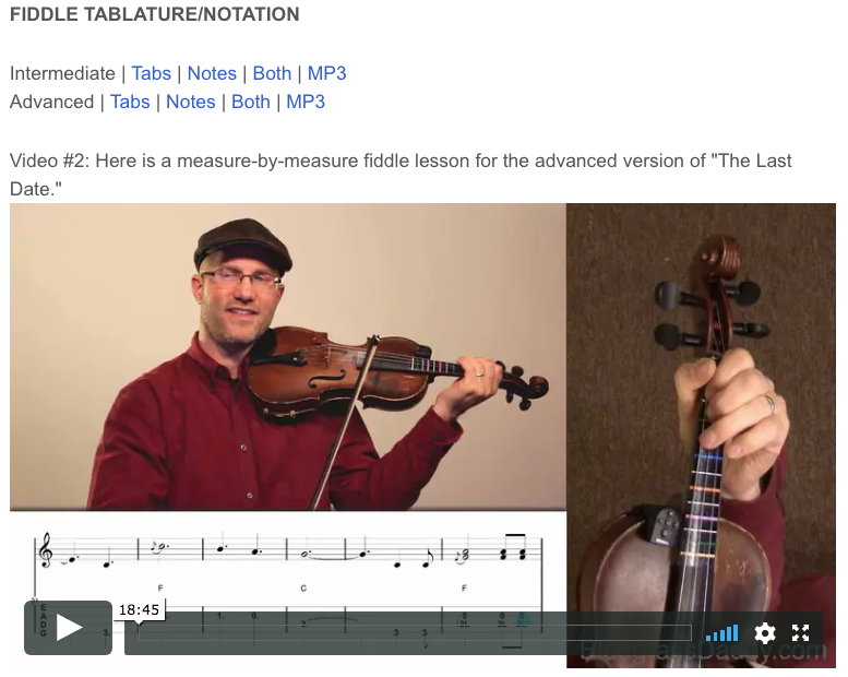 Online Fiddle Lesson