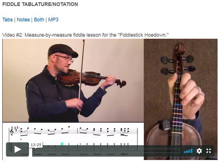 Online Fiddle Lesson