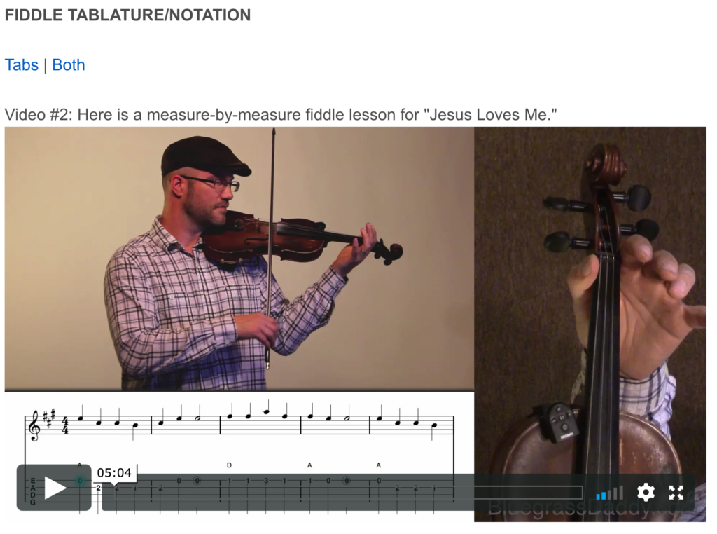 Online Fiddle Lesson