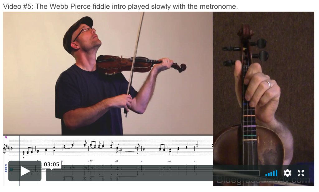 Online Fiddle Lesson