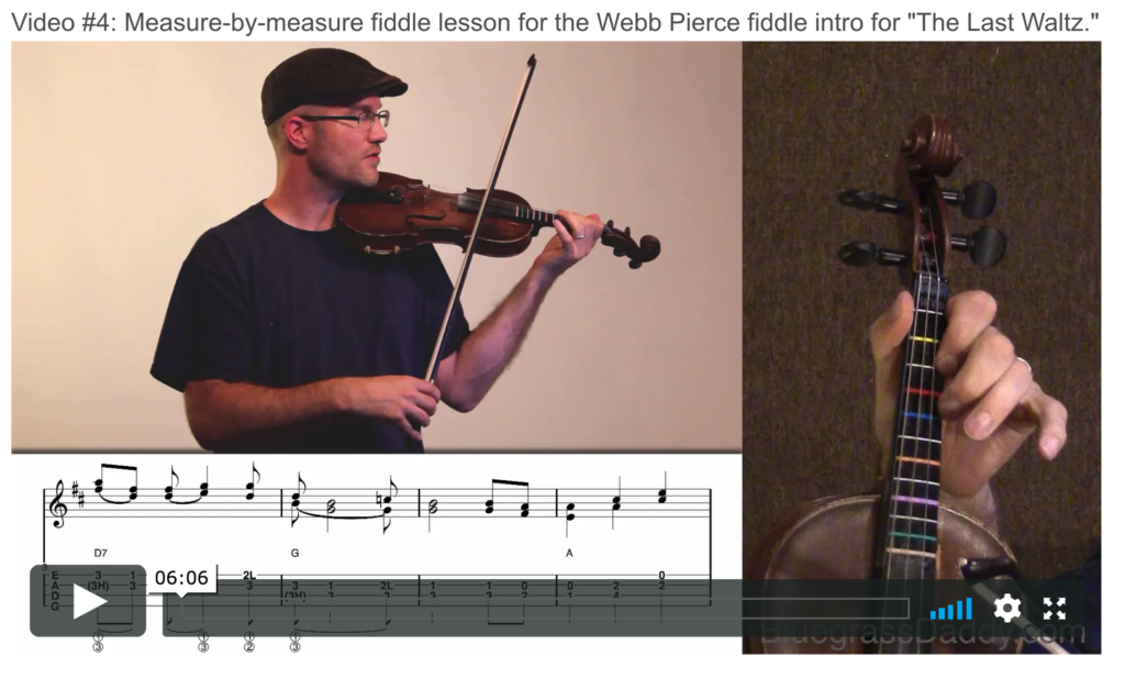 Online Fiddle Lesson