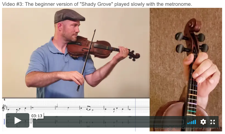 Online Fiddle Lesson