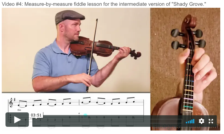 Online Fiddle Lesson