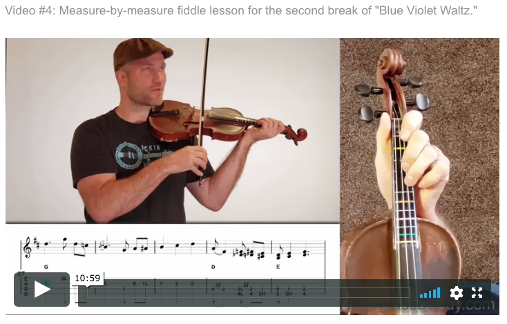 Online Fiddle Lesson