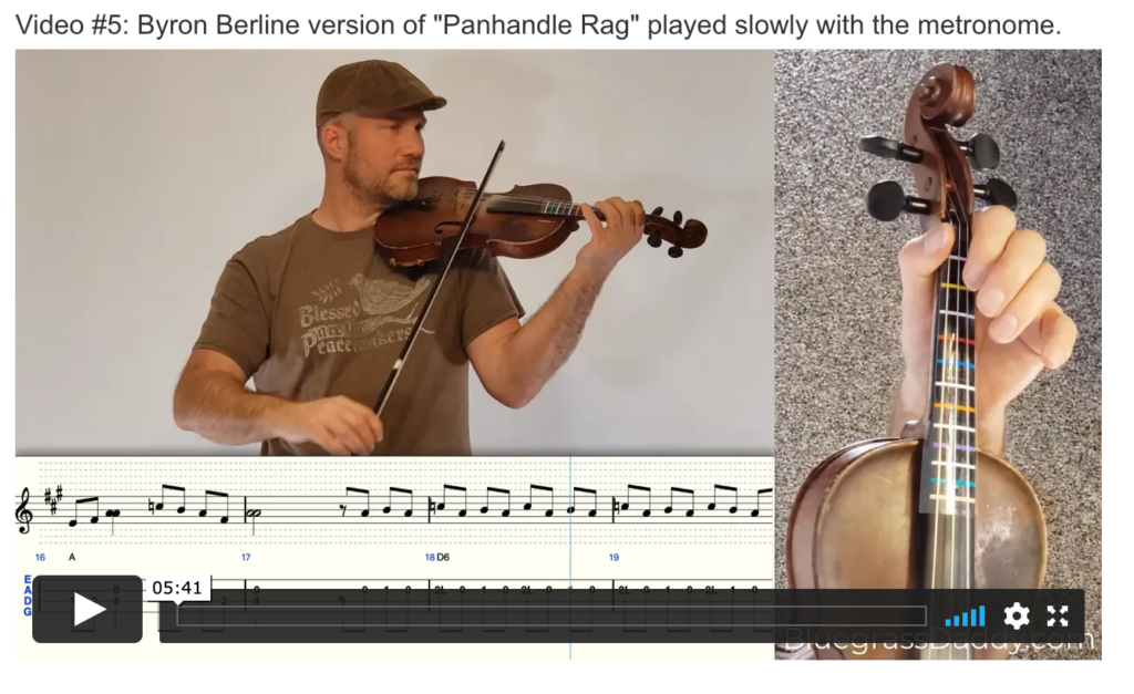 Online Fiddle Lesson